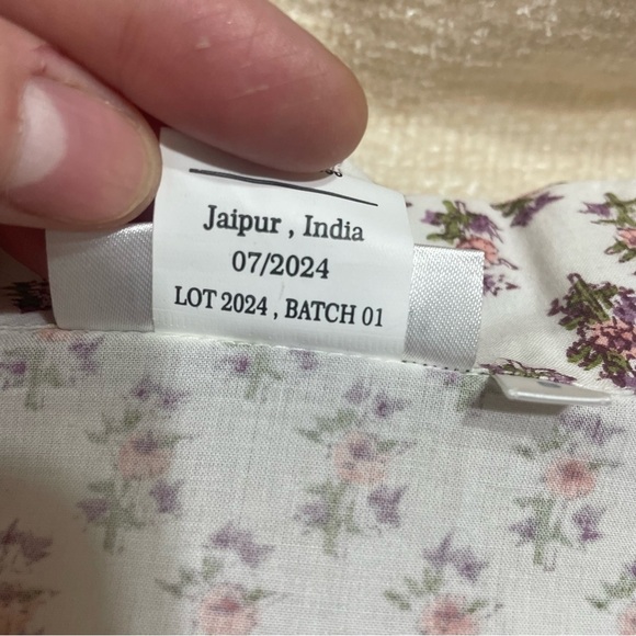 Mark & Graham Boho Woman Floral Pajama set Size S 100% Indian Cotton - Picture 7 of 16